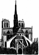 Notre Dame in una visione di Igor Belansky